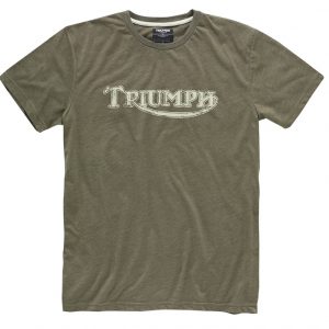 Triumph Vintage Logo T-Shirt - Khaki