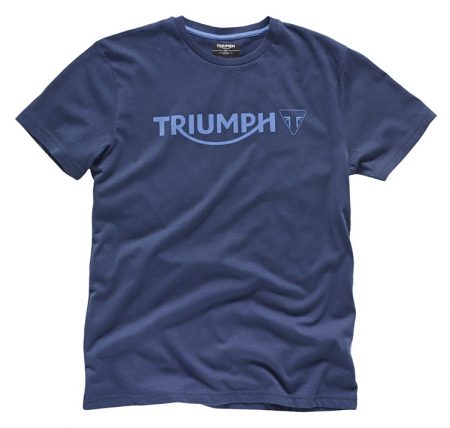 Triumph Dark Blue Logo T-shirt