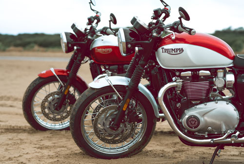 BUD EKINS BONNEVILLE T120 AND T100 SPECIAL EDITIONS
